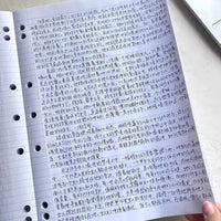 A4 Lined Notebook, 55gsm, 400 Pages, Extra Thick, Simple Design for Students, Math Practice, and Sketching