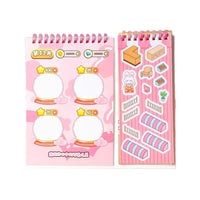 Cartoon Adventure Game Sticker Book for Kids, Educational Toy for Girls, Primary School Student Gift