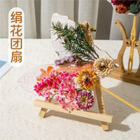 Chinese Style Round Fan DIY Material Kit for Hanfu Dance Photography