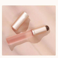 Portable Silicone Lip Brush with Cap for Lipstick and Lip Mud