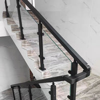 Durable Zinc Steel & Aluminum Alloy Balcony Stair Railing for Villas & Gardens