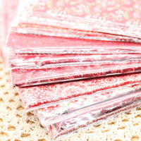 Embroidered Cotton Fabric for DIY Crafting and Quilting