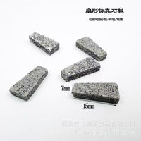 Miniature Resin Stone Steps & Slabs for DIY Micro Landscape Decor