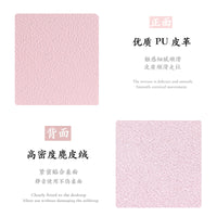Large PU Leather Desk Mat for Office and Home, Waterproof Mouse Pad and Keyboard Protector