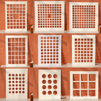 Multi-Aperture Photo Frame Mat Board Custom Cutout Inserts - Thickened Multi-Grid Cardboard for Various Sizes