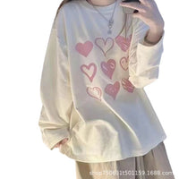 Women's Long Sleeve T-Shirt Round Neck Base Layer Top with Unique Design