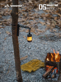 ShineTrip Instant Pop-Up Camping Lantern Stand with Table Clamp
