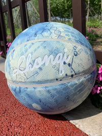 Girls' PU Leather Basketball for Training & Match Play - Sizes 5, 6, 7