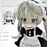 Maid Outfit for OB11 BJD Dolls - 1/12 Scale Uniform Dress Set