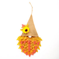 Harvest Festival Sunflower Maple Leaf Garland Wall Hanging for Thanksgiving Decor