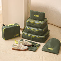 Dopamine Travel Storage 7-Piece Set Thick Twill Waterproof Portable Luggage Organizer Bags