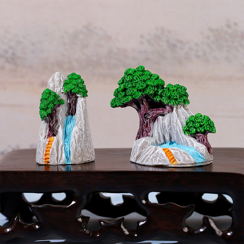 Miniature Artificial Mountain Rock for Moss Garden Landscape DIY Decor