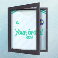 Magnetic Double-Layer Flip-Top Display Frame for Sports Jerseys and T-Shirts