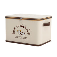 Star Dog Foldable Car Trunk Organizer with Lock, Large Capacity Storage Box for Clothes and Sundries