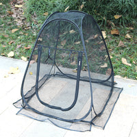 Portable Outdoor Breathable Mesh Camping Tent with Automatic Stand for Ventilation and Mosquito Protection