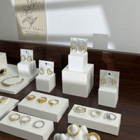 Jewelry Display Stand for Earrings Necklaces Rings - Showcase Countertop Organizer