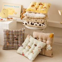 Winter Plush Seat Cushion for Office Chair, Tatami, or Bay Window - Warm and Comfortable