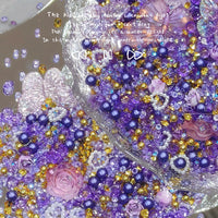 DIY Irregular Nail Art Glitter Flakes for Phone Case Decoration & Scrapbooking, 50ml/100ml