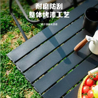 Portable Folding Camping Table with Chairs Set for Outdoor Picnic