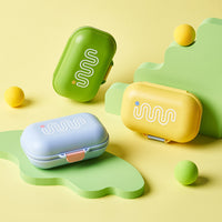 Portable Soap Dish with Drain for Travel, Dorm, and Home Bathroom