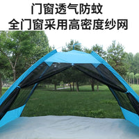 Pop-Up Mosquito Net Tent for Camping and Travel, Single/Double Person Breathable Mesh Tent with Moisture-Proof Mat