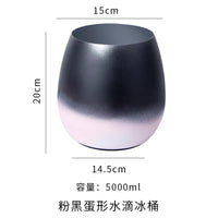 Octagonal Stainless Steel Ice Bucket for KTV Parties and Home Bar, Champagne and Wine Chiller