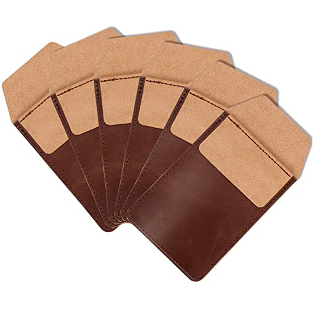PU Leather Pen Pouch Business Style Multi-Pen Holder for Pens and Stationery