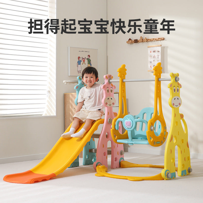 Kids Indoor Slide and Swing Set Toddler Play Toy