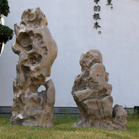 Chinese Taihu Rock Mountain Ornament for Outdoor Garden and Hotel Decor