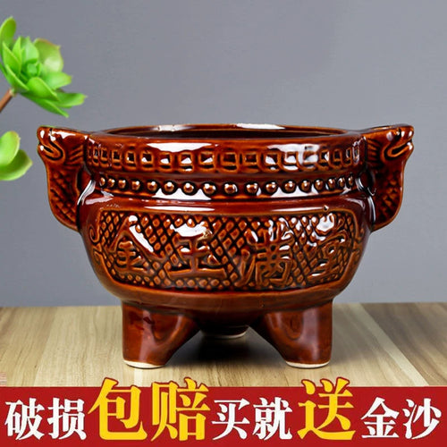 Ceramic Incense Burner for Worship and Home Decor