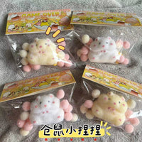 TPR Solid Hamster Squeeze Toy Stress Relief Cute Pet Cartoon Mouse