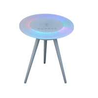 Multi-functional Wireless Charging Smart Side Table with Bluetooth Speaker, Nightstand, Coffee Table