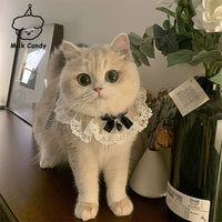 Christmas Pet Collar with Bell and Bow for Cats and Small Dogs