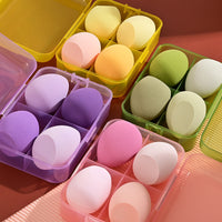 4-Pack Makeup Sponge Set, Wet & Dry Use, Non-latex Beauty Blenders for Foundation, Powder, Cream, and Liquid Cosmetics