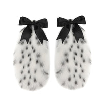 Bendable Faux Fur Animal Ears Headband and Tail Set for Cosplay Parties