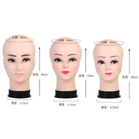 Mannequin Head for Wig Display, Styling, and Hairdressing Training