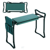Foldable Garden Kneeler and Seat with Tool Pouch for Outdoor Gardening
