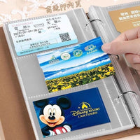 Concert Ticket & Photo Album with Refillable Pages for Travel Souvenirs