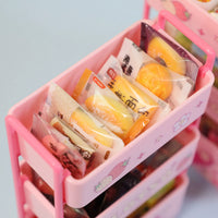 Miniature Simulation Clay Bread and Ham Burger Candy Models