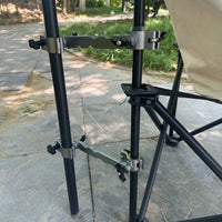 Universal Fishing Chair Accessory Mount for Bait Tray, Rod Holder, or Keepnet - Aluminum Alloy