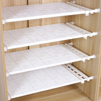 Adjustable Closet Shelf Divider, No-Drill Expandable Storage Rack for Wardrobes, Cabinets, and Shoe Racks