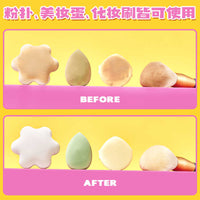 Makeup Sponge & Brush Cleansing Mousse, Gentle Formula for Beauty Blenders and Cosmetic Brushes
