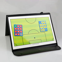 Foldable Magnetic Soccer Coaching Board with Erasable Surface