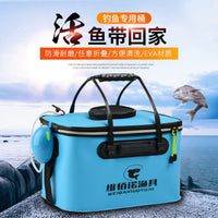 Thickened Live Fish Bucket Folding Fishing Bucket Multi-functional Fish Tank for Outdoor Fishing