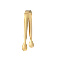 Stainless Steel Ice Tongs for Bar & Kitchen, Sugar Cube & Ice Cube Clip