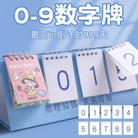Countdown Calendar for Exams - Tear-Off 100-Day Motivational Planner