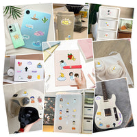 102-Piece Christmas Sticker Set for DIY Crafts and Decoration