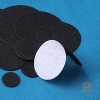 DIY Felt Fabric Circles for Crafting Hair Clips and Brooches, Non-Woven Base Material