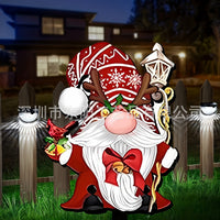 Christmas Gnome Garden Stake Decoration for Lawn and Yard