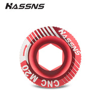 Aluminum Alloy Crank Arm Fixing Bolt for Mountain Road Fixed Gear Bicycles M15/M18/M19/M20